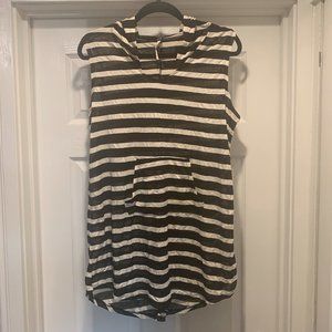 Striped Swim Coverup